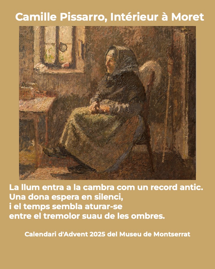 MuseuMontserrat's tweet photo. #AdventMontserrat #Pissarro #InterieurAMoret #Impressionisme #MuseuMontserrat #ArtEuropeu https://t.co/cHk7l1zL6O