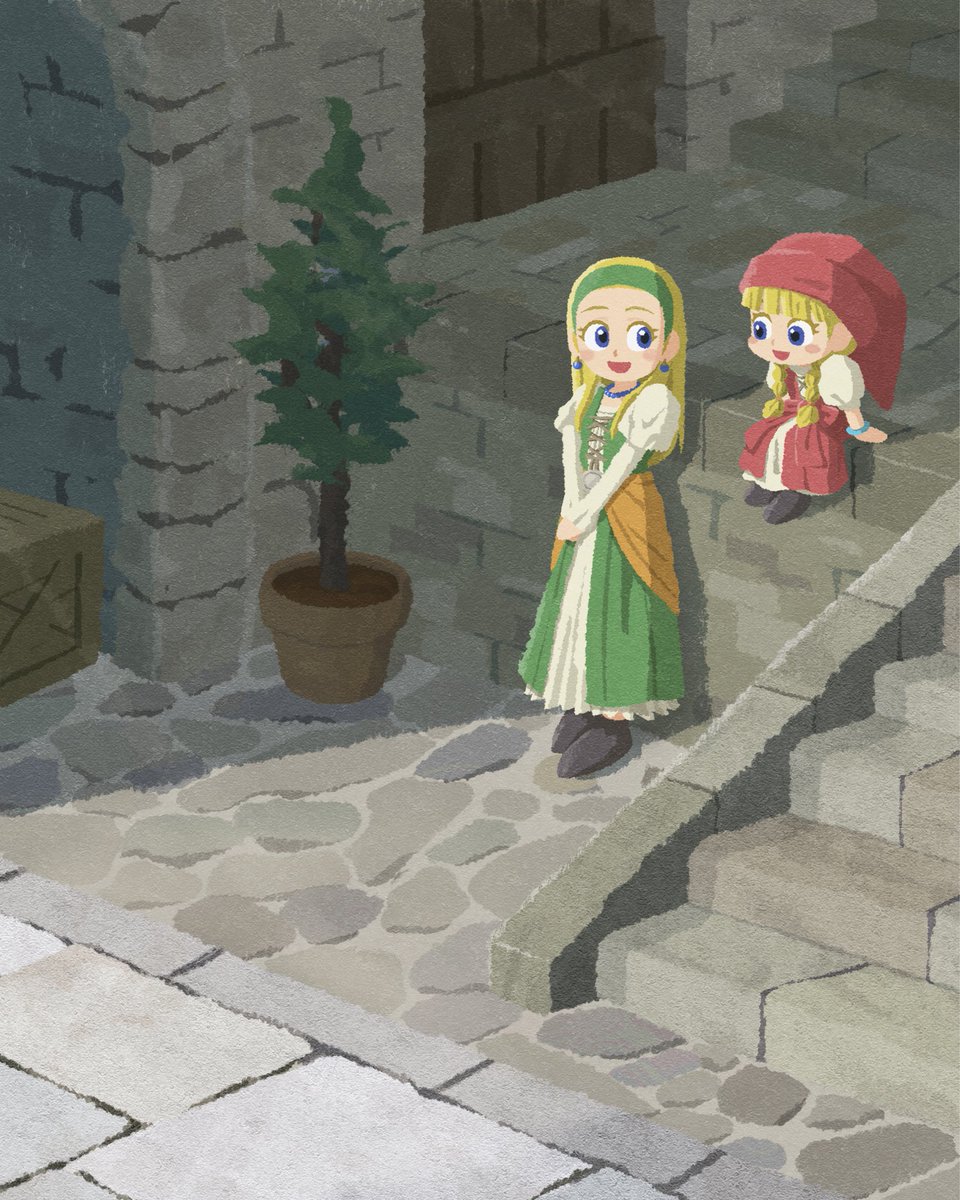 pellrunks's tweet image. ベロニカとセーニャ
#ドラクエ