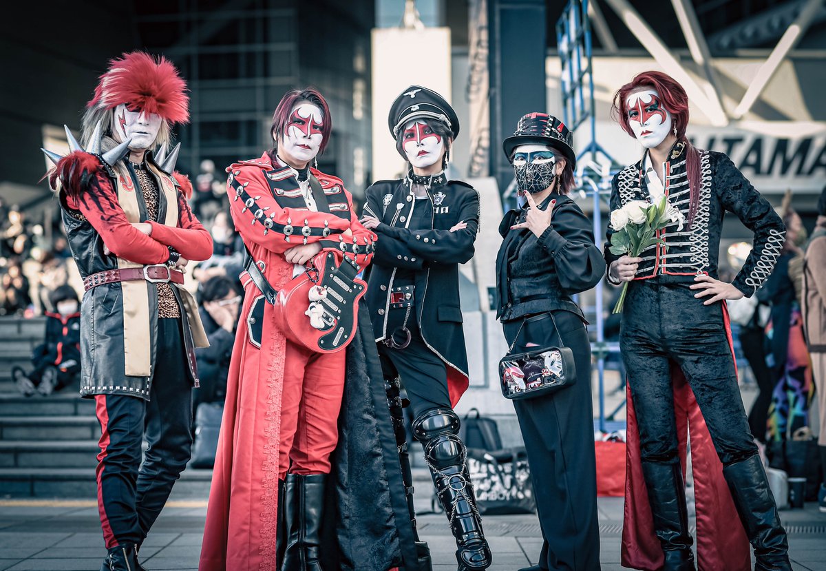 SAKUZOMETAL's tweet photo. 2025/11/30   聖飢魔Ⅱ　SSA

左から
若松 健さん（@Dr_take）
朔夜@next😈FINAL SSA！！さん （@s13akuya）
かおるこさん （@mud_in_）
小夜子さん（@0303_sayoko）
オロチ/Orochiさん（@Orochi_susanoh）

撮影ご協力ありがとうございました。 https://t.co/d9QNQpBKfO