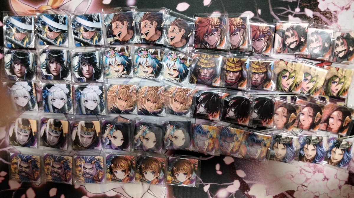 英傑大戦 缶バッジトレード 求 無限収集:呂蒙、孫権 複数個:立花宗茂