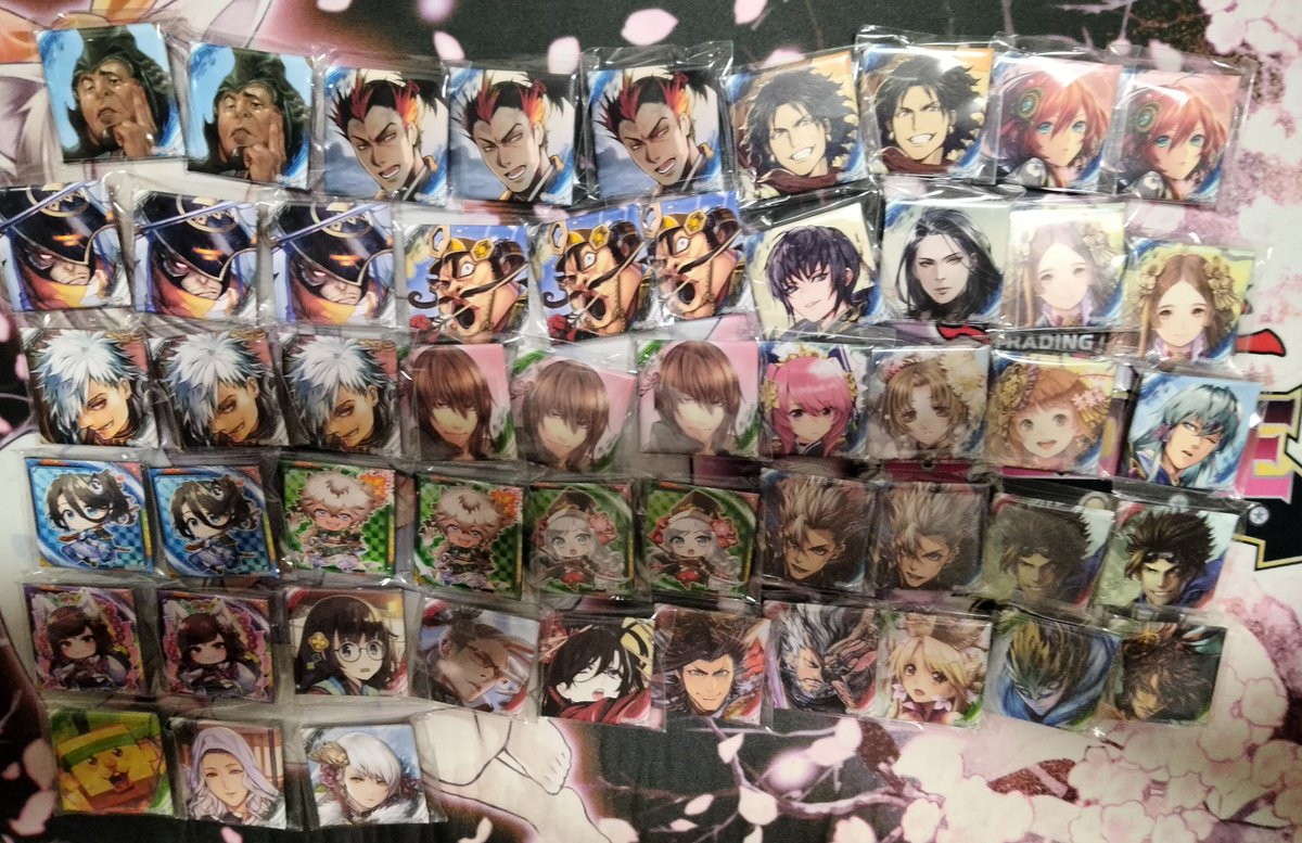 英傑大戦 缶バッジトレード 求 無限収集:呂蒙、孫権 複数個:立花宗茂