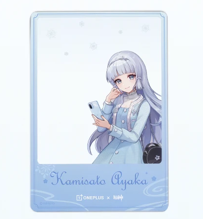 中国で発売される『OnePlus Ace 6T 原神 神里綾華カスタムモデル』の