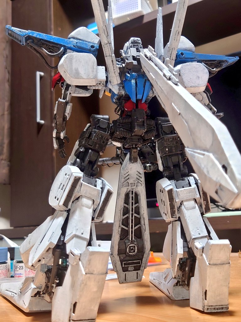 スーパーZZ進捗。 基本塗装完了。あとは部分塗装とウェザリングだけ