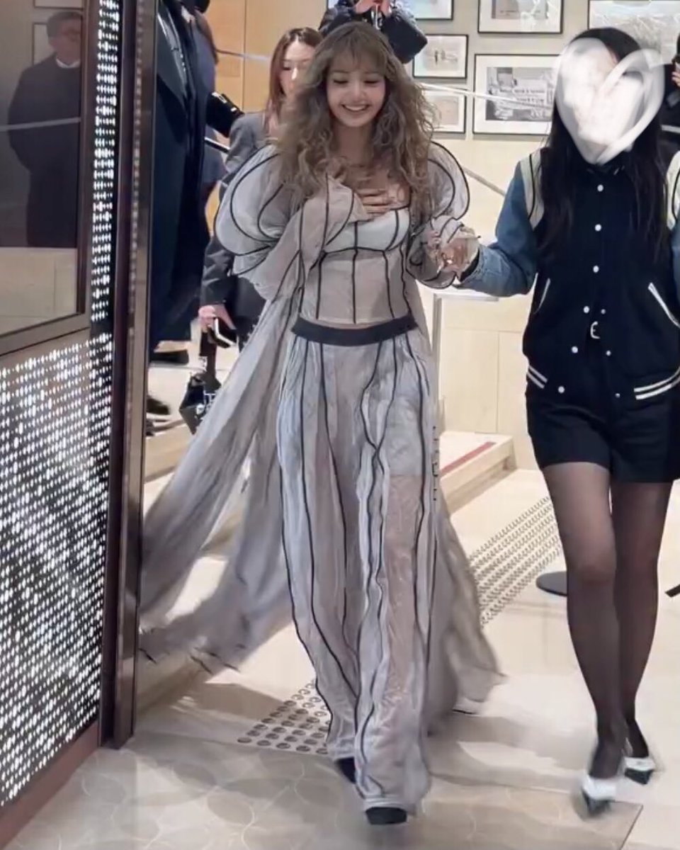 LISA wearing Louis Vuitton Spring-Summer 2026 LISA X LV THE PLACE