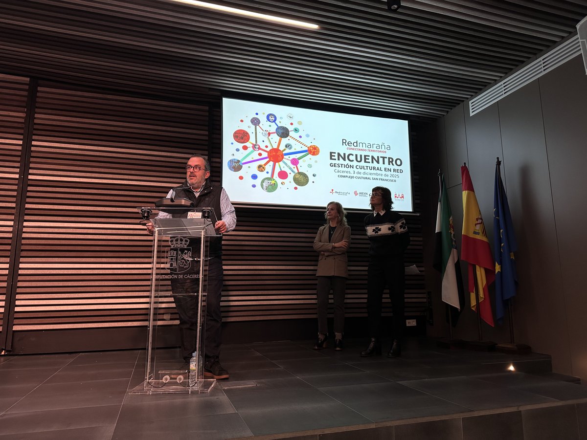 🎯Queda inaugurado el 𝐄𝐧𝐜𝐮𝐞𝐧𝐭𝐫𝐨 𝐑𝐞𝐝𝐌𝐚𝐫𝐚𝐧̃𝐚 "𝐂𝐨𝐧𝐞𝐜𝐭𝐚𝐧𝐝𝐨 𝐓𝐞𝐫𝐫𝐢𝐭𝐨𝐫𝐢𝐨𝐬". Un punto de encuentro entre agentes culturales, del ámbito público y privado donde los protagonistas son los pueblos y sus proyectos culturales.
Seguimos 🔛

<a href="/DiputacionCC/">DiputacionCC</a>