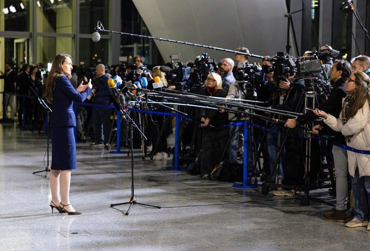 Arriving at <a href="/NATO/">NATO</a>  with a clear mandate: a stronger security shield for our citizens. 🇷🇴 brings concrete value to the Alliance, having just hosted the massive #DacianFall2025 exercise with 5,000 troops &amp; the strategic NATO Industry Forum. 
We are here to ensure the Eastern Flank