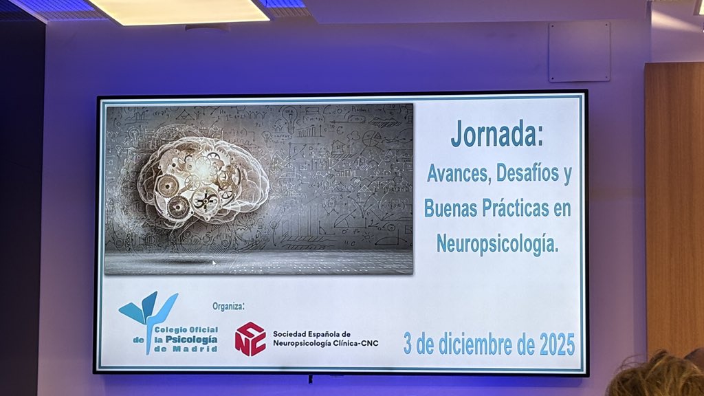 everche's tweet image. Hoy @CopMadrid y @CNPSClinica , con ocasión del Día Internacional de las Personas con Discapacidad, celebran unas jornadas sobre avances, desafíos y buenas prácticas en neuropsicología. 
🎓Toca actualizarse un poquito🧠