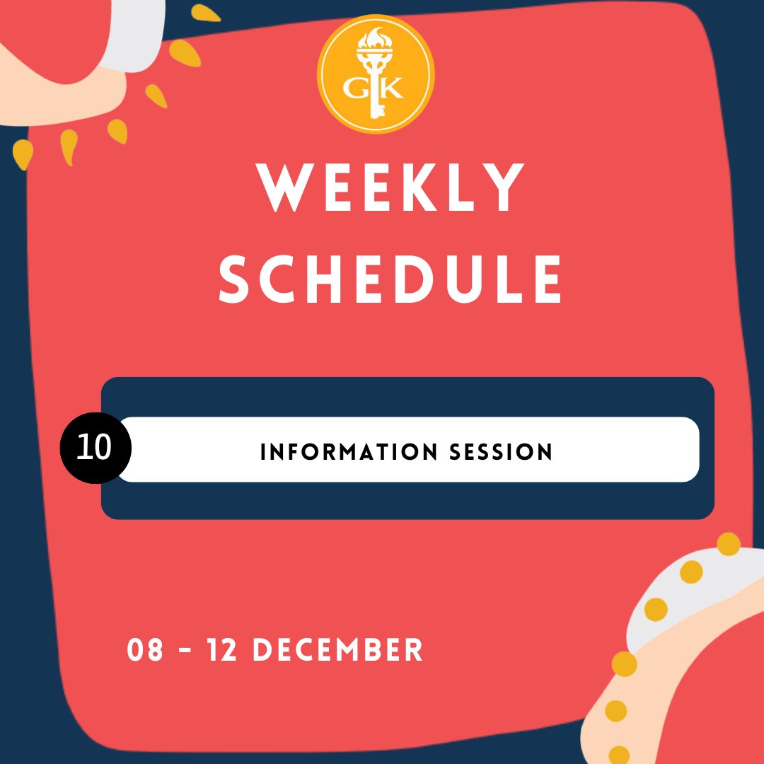 Hi Goldies. Here’s what we have in store for you this week!

#yesGK