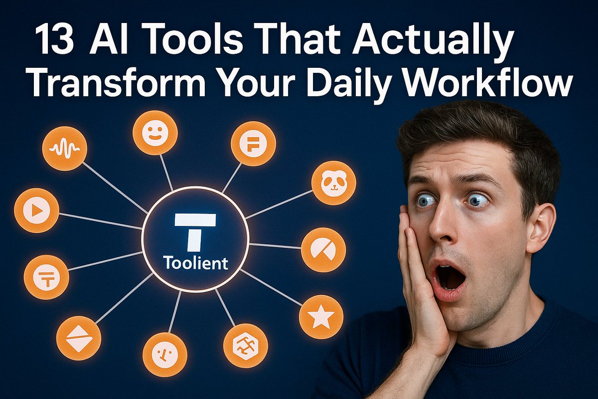 toolient's tweet image. Want to work smarter, not harder?

I just reviewed the 13 AI Tools That Actually Transform Your Daily Workflow — and trust me, these aren’t the usual “AI gimmicks.”

👇 This breakdown is a must-read.

See the full list here 👇

🔗 [toolient.com/2025/12/ai-too…]

#AItools #Toolient