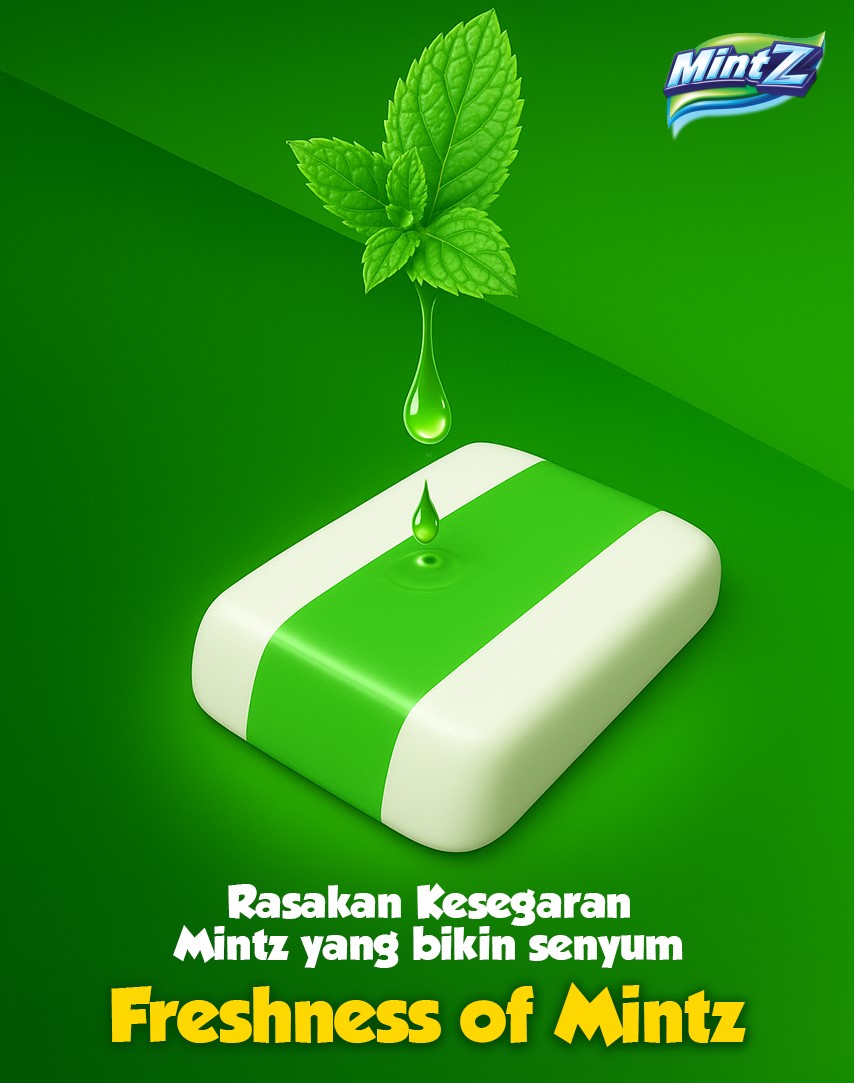 MintZ's tweet image. Experience the Cool,  Freshness of Mintz  ❄️

#MintZ #SenyumintZ #PermenMintZ #ChewynyNagihTerus