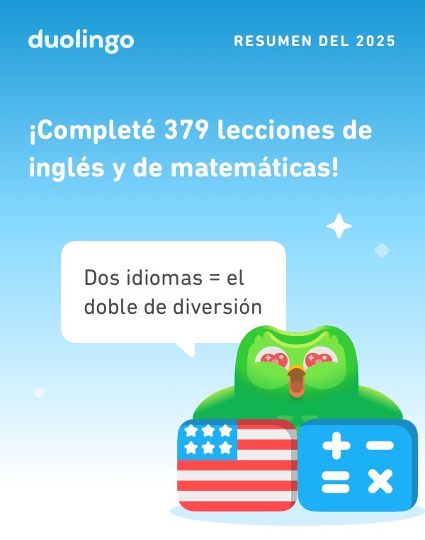 kaiserces's tweet image. ¡Miren cuánto aprendí en Duolingo este 2025! ¿Qué tal ustedes?  #Duolingo365