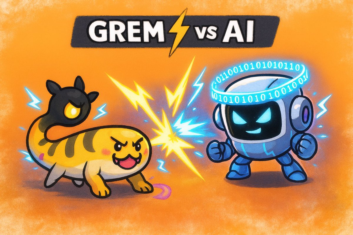 donecalls's tweet image. Are you pro $grem or pro AI ?