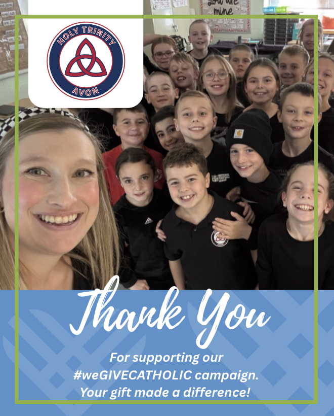 HTS_Eagles's tweet photo. Thank you to everyone who supported Holy Trinity this Giving Tuesday through our #weGIVECATHOLIC campaign! Because of your incredible generosity, we have raised more than $60,000 to help strengthen the safety, well-being, and joy of our students and staff! @weGiveCatholic https://t.co/3CqpCFByIG