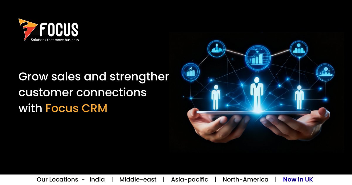 focussoftnet's tweet image. Turn every interaction into an opportunity. From lead tracking to #salesautomation, Focus CRM helps you:
✅ Simplify your sales process
✅ Nurture stronger customer relationships
✅ Drive consistent business growth

Empower your teams to sell smarter and serve better.

👉 Start…