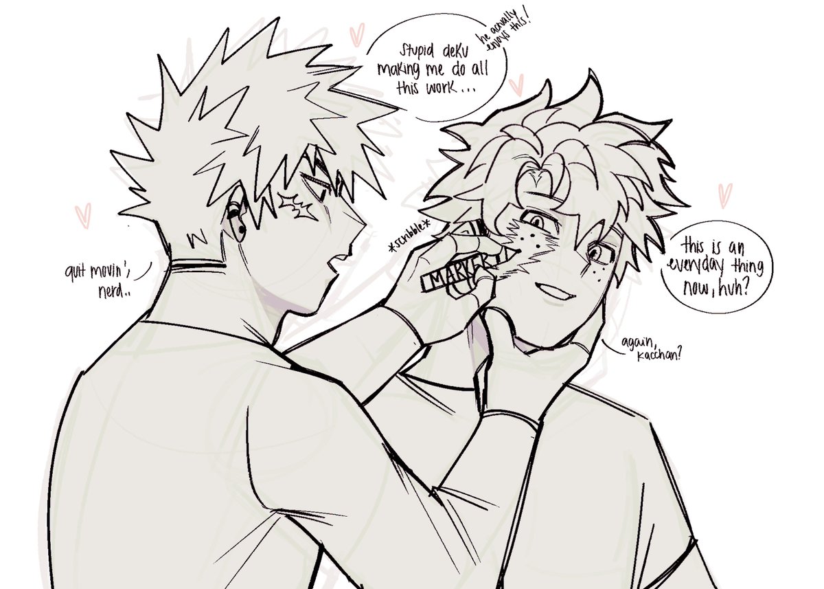 toruchu_'s tweet photo. shhh izuku this is how he copes over ur freckle loss okay… https://t.co/FWUZ0UuRIh
