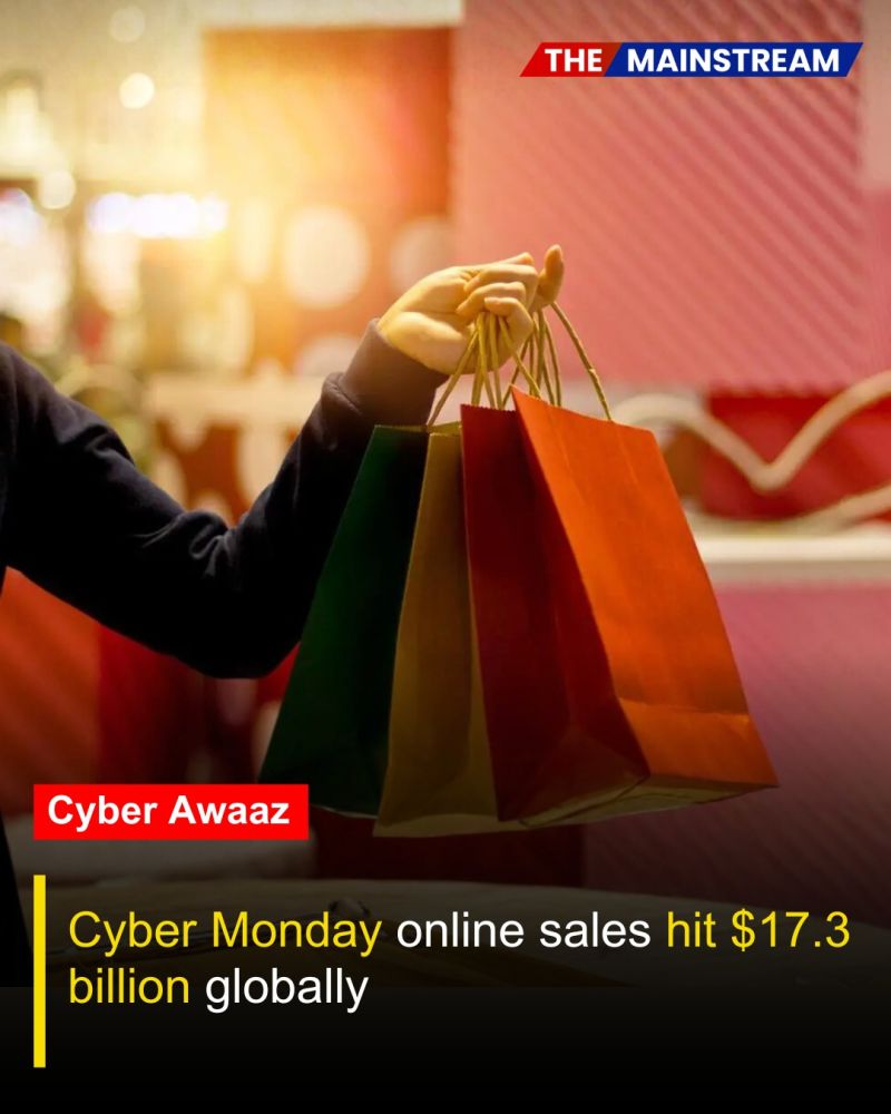 TheMainstream7's tweet image. Shoppers spent $17.3 billion online on Cyber Monday, according to data from a global analytics firm, marking the end of the Black Friday weekend.

Click here to read the full story:
lnkd.in/dwd4cQmM

#TheMainstream #OnlineShoppingBoom #GlobalEcommerce #HolidaySalesSurge