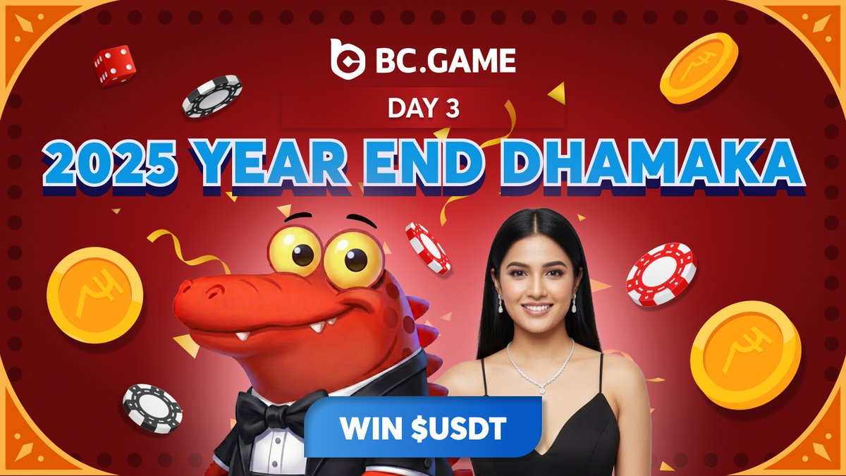 bcgameIN's tweet image. 🔥 @BCGAME MEGA 2025 YEAR END DHAMAKA – DAY 3 🎰💎

Aaj $USDT table open hai… spin bhi tumhara… payout bhi tumhara 💸🔥

💰 REWARDS : $USDT  🧧

🎯 DAY 3 Entry Task:
1️⃣ Telegram me #UID drop karo
👉 t.me/bcgame_india

Entry = $USDT shot ✅

⚡ India Exclusive Crypto