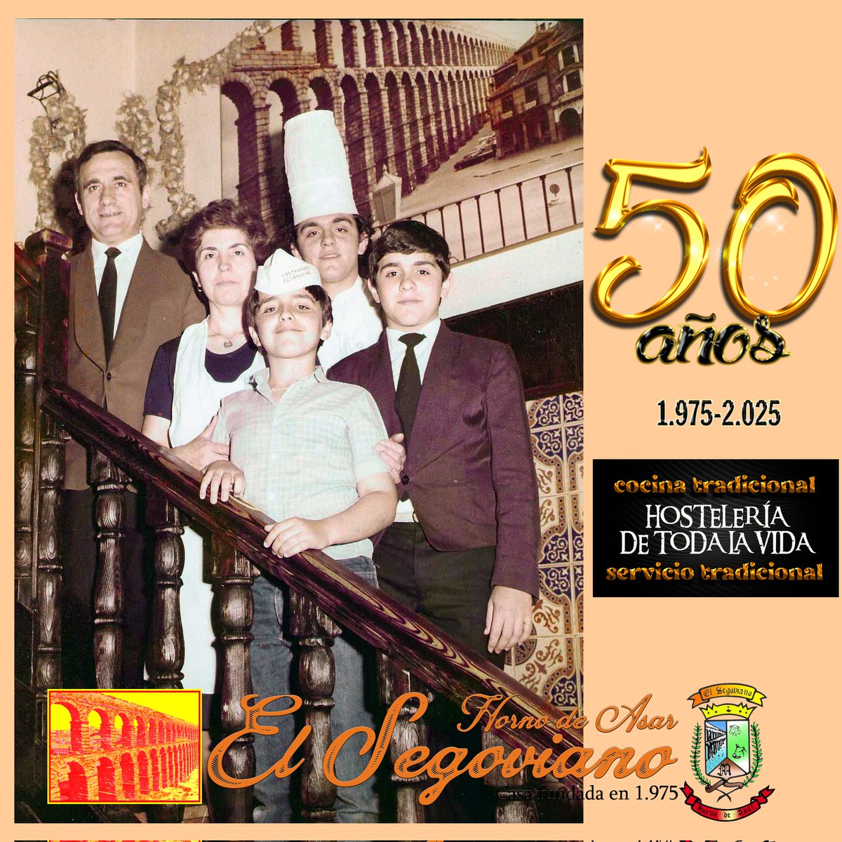 SEGOMADRID's tweet photo. 50 aniversario

#ComidaTradicional
#ServicioTradicional
#Hosteleriadetodalavida

#SomosElSegoviano https://t.co/0CQ4ELCsRR