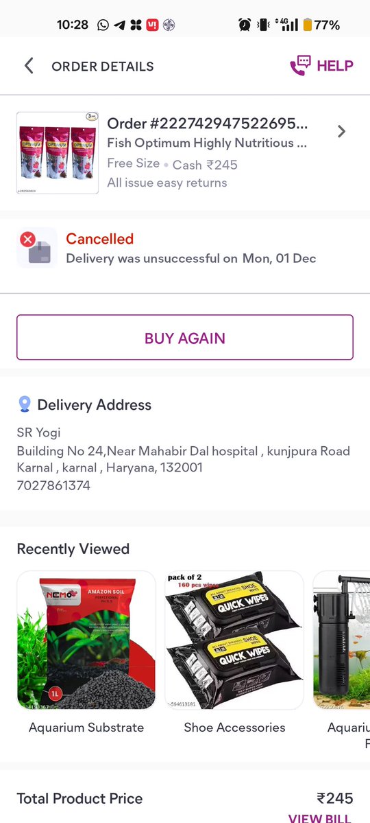 SRYogi251579's tweet image. Even after calling your customer care officer, I did not receive the goods even after 48 hours. I am hurt by how your officer gives wrong information. @Meesho_Official @meesho_support #HIGHLIGHT #highteveryone #wrongreporting