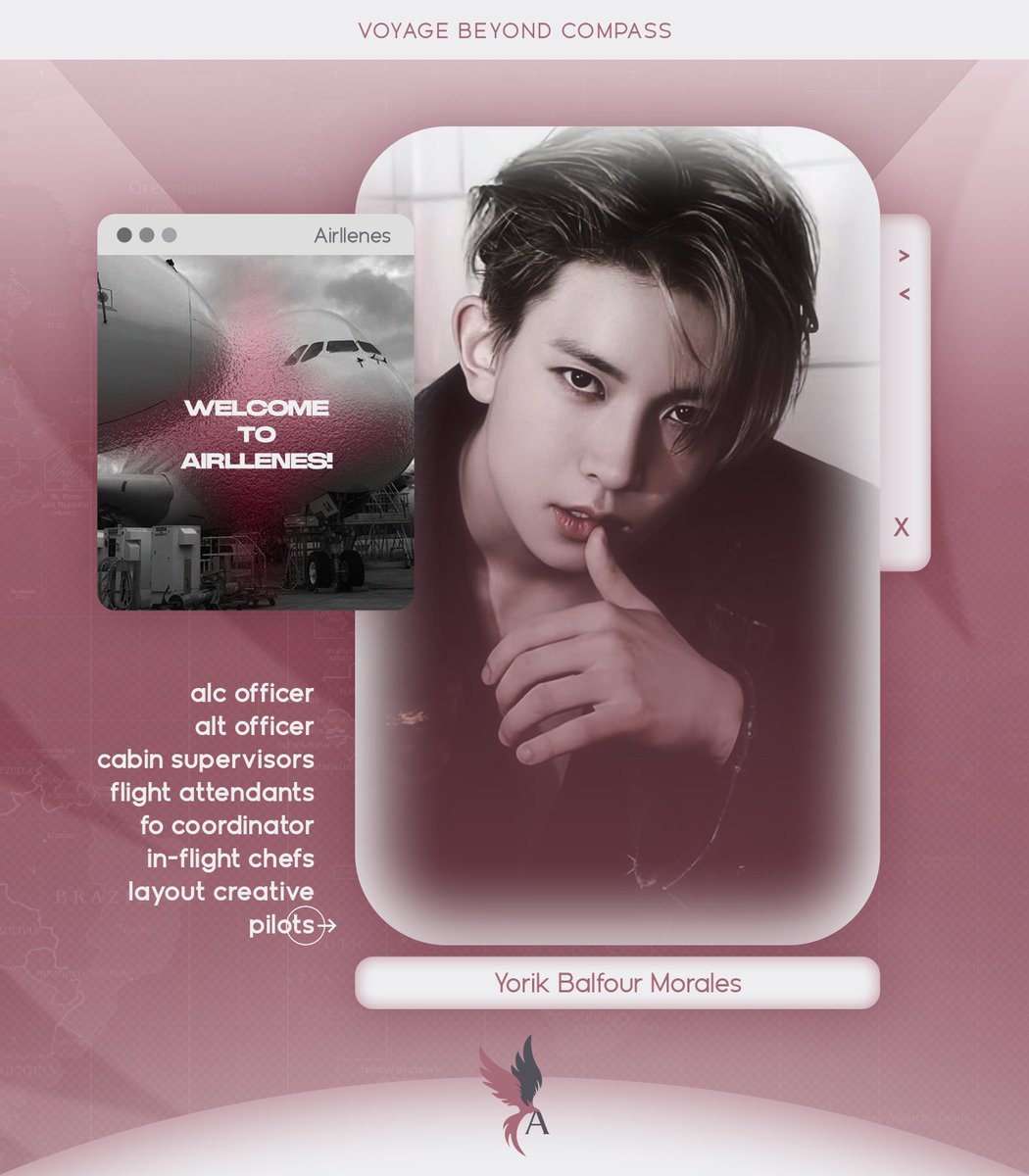 fgnunte's tweet image. ㅤ 

        Braving the skies one flight at
        a time. YORIK BALFOUR MORALES,
        driven to soar with AIRLLENES.

         #VoyageBeyondCompass
         #BATCH_τρία
         #HellonesFOUR

͏