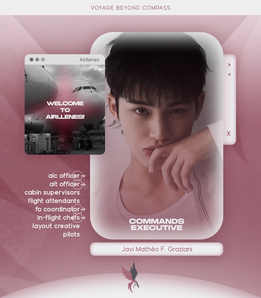 matheograziani's tweet image. ㅤ 

        Braving the skies one flight at
        a time. MATHÉO GRAZIANI, driven
        to soar with AIRLLENES.

         #VoyageBeyondCompass
         #BATCH_τρία
         #HellonesMATHÉO