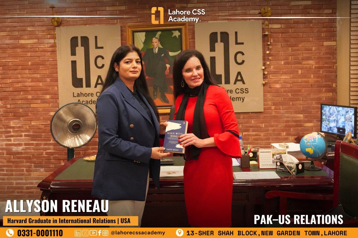 lahore_css's tweet image. 𝗔𝗹𝗹𝘆𝘀𝗼𝗻 𝗥𝗲𝗻𝗲𝗮𝘂, Harvard Graduate in International Relations,  at 𝗟𝗮𝗵𝗼𝗿𝗲 𝗖𝗦𝗦 𝗔𝗰𝗮𝗱𝗲𝗺𝘆 

📞 Contact: 0331 0001110
📍 Venue: 13-Sher Shah Block, New Garden Town, Barkat Market, Lahore

#CSS2025 #PMS2025 #MockInterview #LahoreCSSAcademy #WeGoAchieving…