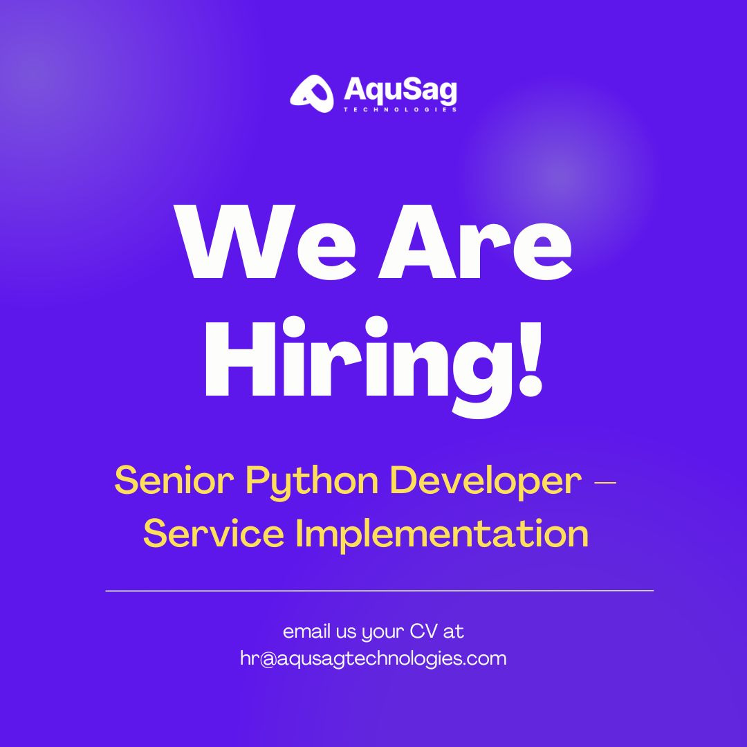aqusag's tweet image. 🚀 #hiring : Senior Python Developer – Remote
💻 Build modular APIs with TDD &amp;amp; scalable DB designs
💰 Up to ₹1,44,000/month | 5+ yrs experience

⚠️ Note: Software engineering role only – not data annotation, ML, or analytics

🔗 aqusag.com/jobs/detail/se…

#PythonJobs