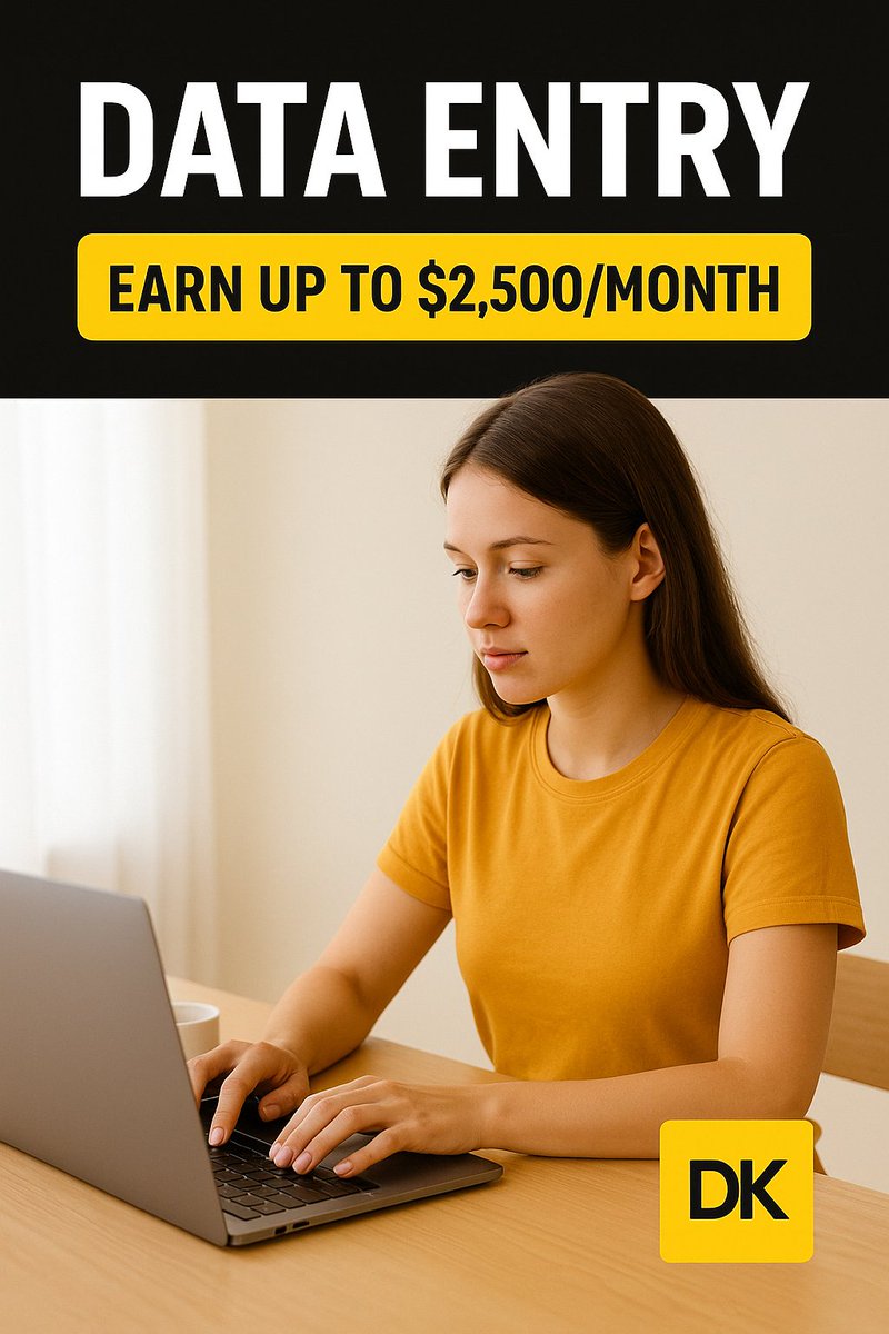 DipanshuKu55175's tweet image. 💻 Want to earn from home with ZERO experience?
Data Entry is the easiest way to start earning online 👇

💰 Earn up to $2,500/month
⏱ Flexible timing
📍 Work from anywhere
🎓 No degree needed!

follow @DipanshuKu55175 and
Comment “DATA” and I’ll send you a beginner roadmap📩…