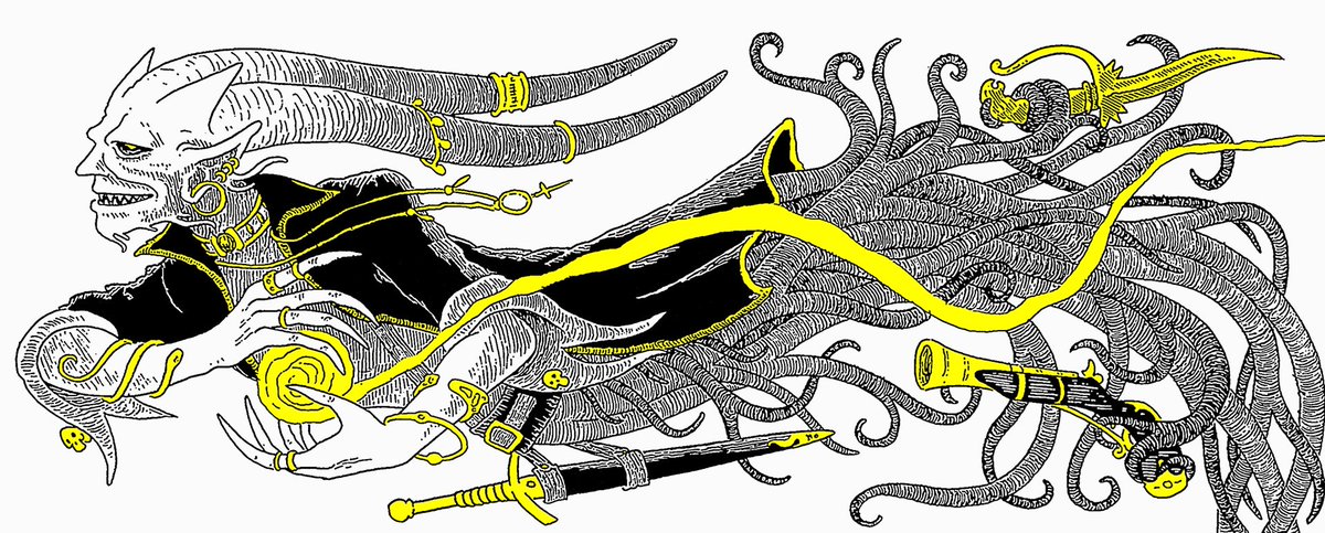 「Water Djinn」|Justin McElroyのイラスト