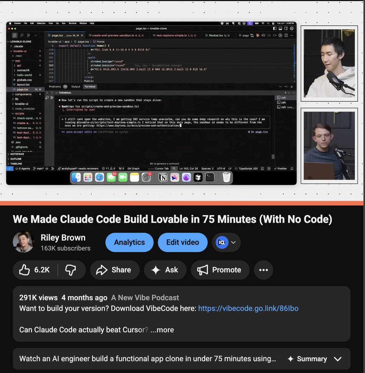 If you have 75 minutes...

<a href="/kehanisvibing/">Kehan Zhang</a> Vibe coded @lovable...

Making another video in a few weeks, we're going to vibecode lovable from our phone.