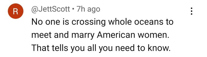 PenrodElmo's tweet photo. @usuallypregnant Because trying to find an actual wife here is like dumpster diving. We have to go over seas to find  someone that can qualify. This doesn't even take into account the bias in the family court system. https://t.co/HO6G66FfAP