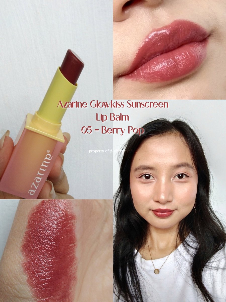 mereka available 5 shade, aku punya 2 shade favku nih, Rosy Plush &amp; Berry Pop

ini lip balm tapi lihat deh coveragenya, bisa nutupin bibir gelap, ada cooling sensation terus nggak berat sama sekali!!!