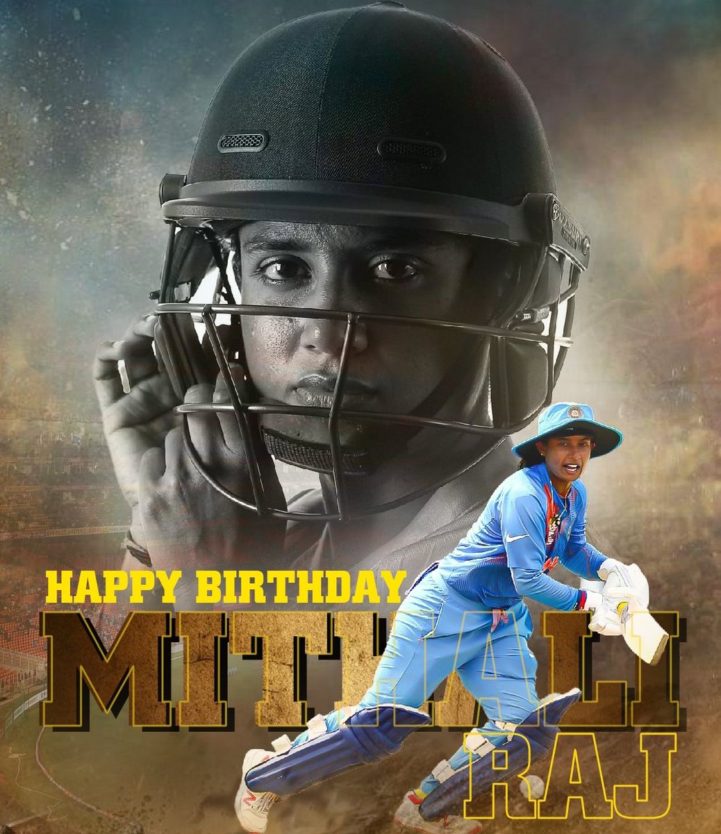 Suganyao3's tweet photo. Wishing a very Happy Birthday to the face of Indian Women's Cricket @M_Raj03❤️May this year bring you immense happiness and good health. 
#HappyBirthdayCaptain #Mithaliraj #queen https://t.co/QLCtVdEE1c