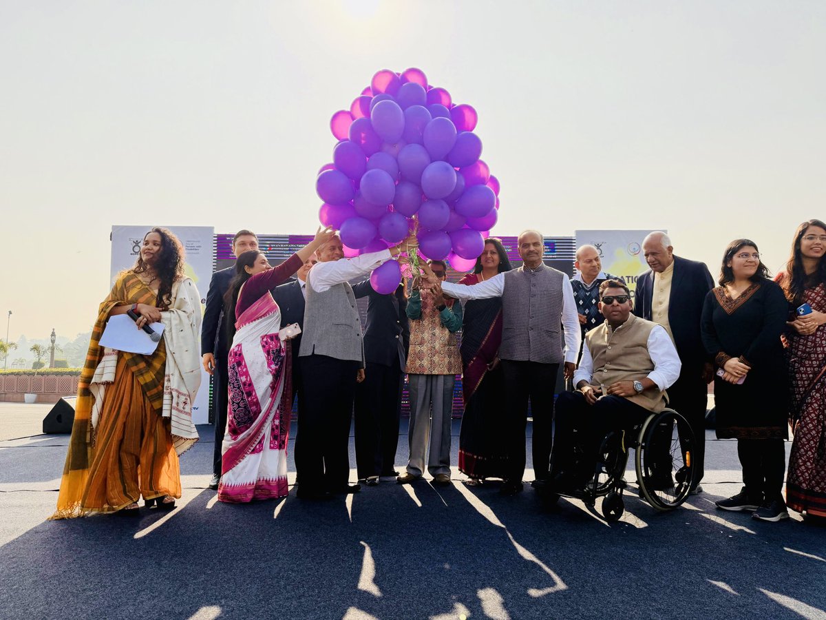 PCMohanMP's tweet image. Attended the International Day for Persons with Disabilities, 2025 as Guest of Honour at India Gate, New Delhi.