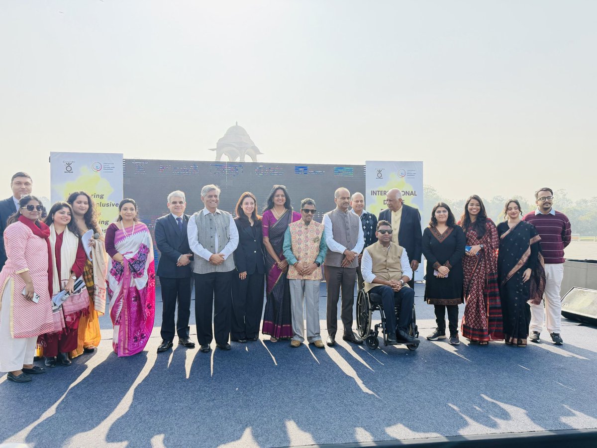 PCMohanMP's tweet image. Attended the International Day for Persons with Disabilities, 2025 as Guest of Honour at India Gate, New Delhi.