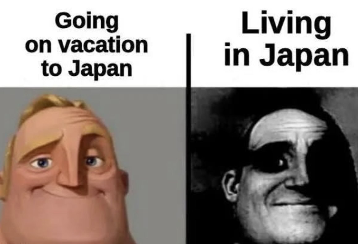 drummatick's tweet image. Realizing the difference between travelling to Japan and living here is my favourite canon event that every foreigner goes through