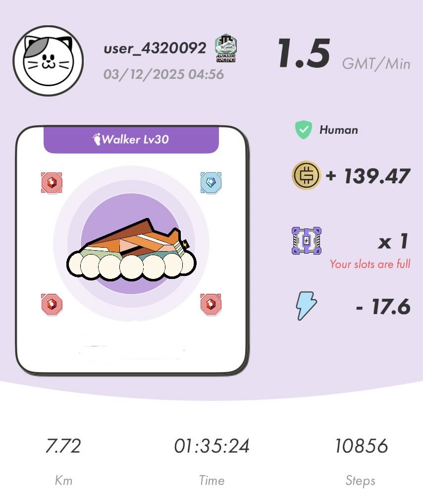 Moca54881291's tweet image. おはステ10°
5時過ぎスタート🚶
冬時間で暗いです 2周目 時計見ると6:11分
まだ暗いです

鍵🔑が２つ来てたのでGG🎁とMarathon🎁一個ずつ開封
同じ様な感じです🤣

#STEPNActivationcode
👉 75995884

#HEAL3  紹介コード
👉 Efm8roh160863

#STEPN  #STEPNGO  #HEAL3