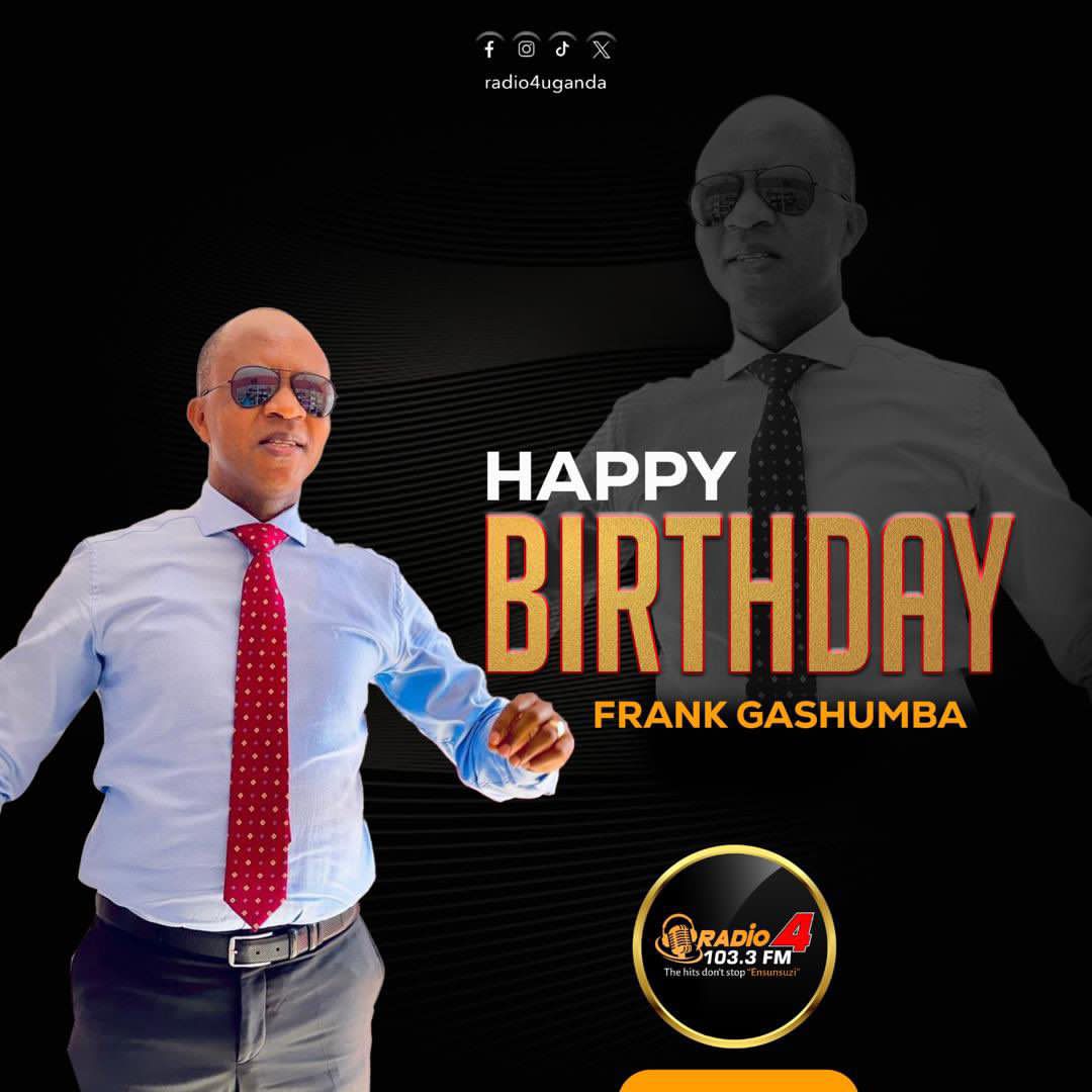 Happy birthday rich man Hon  <a href="/FrankGashumba/">Frank M. Gashumba</a> .