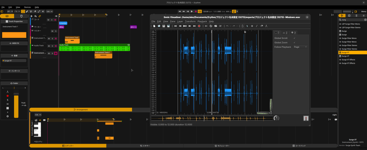 🎉 Audio export in #Zrythm v2 implemented!

You can now compose some music and export it for the first time in v2

There is still a lot of work to be done. Support our work by buying an installer pack or donating:
zrythm.org/en/download.ht…
zrythm.org/en/community.h…