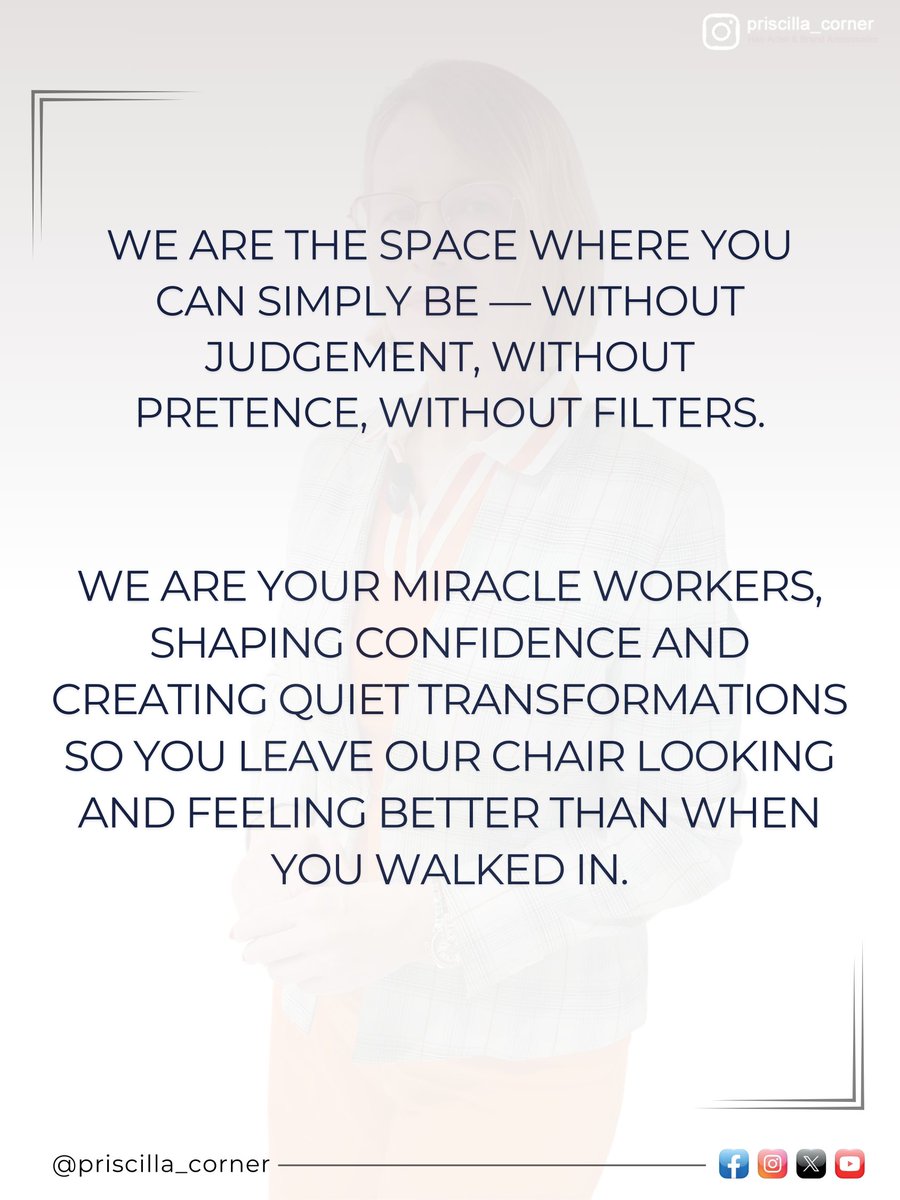 As hairdressers, we may mean many things to our clients — but to me, being a hairdresser is about the privilege of meeting and greeting some of the most incredible human beings from every walk of life. If you leave my chair inspired, know that you inspire me too. If I transform