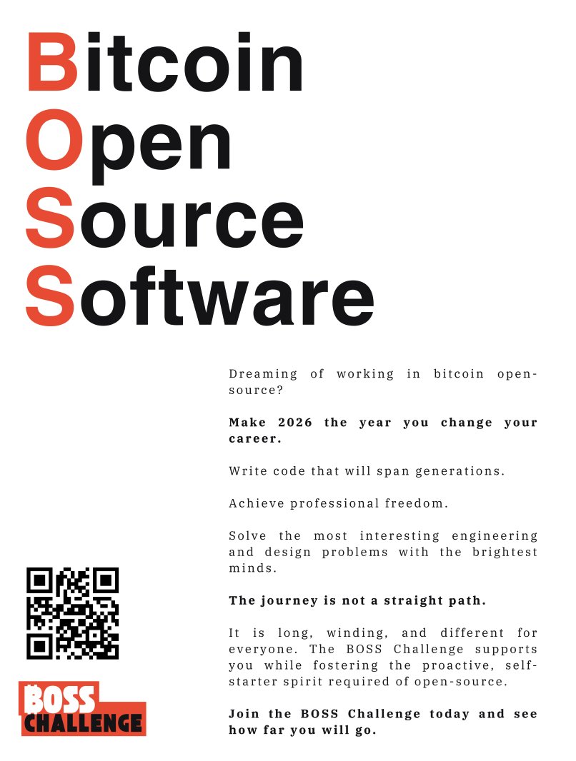 zzmjxy's tweet image. 🚀 告诉大家一个好消息：我正式成为 Chaincode Labs BOSS Challenge 的中国区合伙人。

据我所知——
这是 Chaincode Labs 第一次与一位中文世界的合伙人合作推动这个项目。
对整个华语工程师社区，这是一个真正的起点。

如果你一直梦想进入比特币开源世界、
如果你想靠写代码影响全球金融系统的底层、…