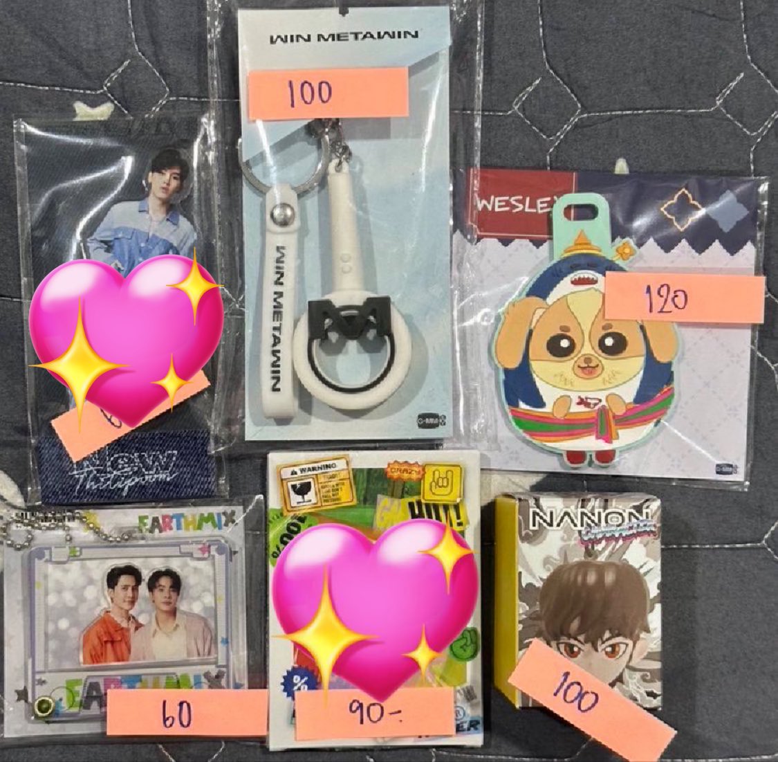 axnx_b18's tweet image. ราคาตามรูป ส่ง 35฿ 
เดมมาได้เลยน้าา ❤️‍🔥❤️‍🔥❤️‍🔥
#ตลาดนัดgmmtv #ตลาดนัดgmm #ตลาดนัดเอิร์ทมิกซ์ #ตลาดนัดเตนิว #ตลาดนัดออฟกัน #ตลาดนัดวินเมธวิน #ตลาดนัดLYKN #ตลาดนัดนนน #GMMTVFANIVAL