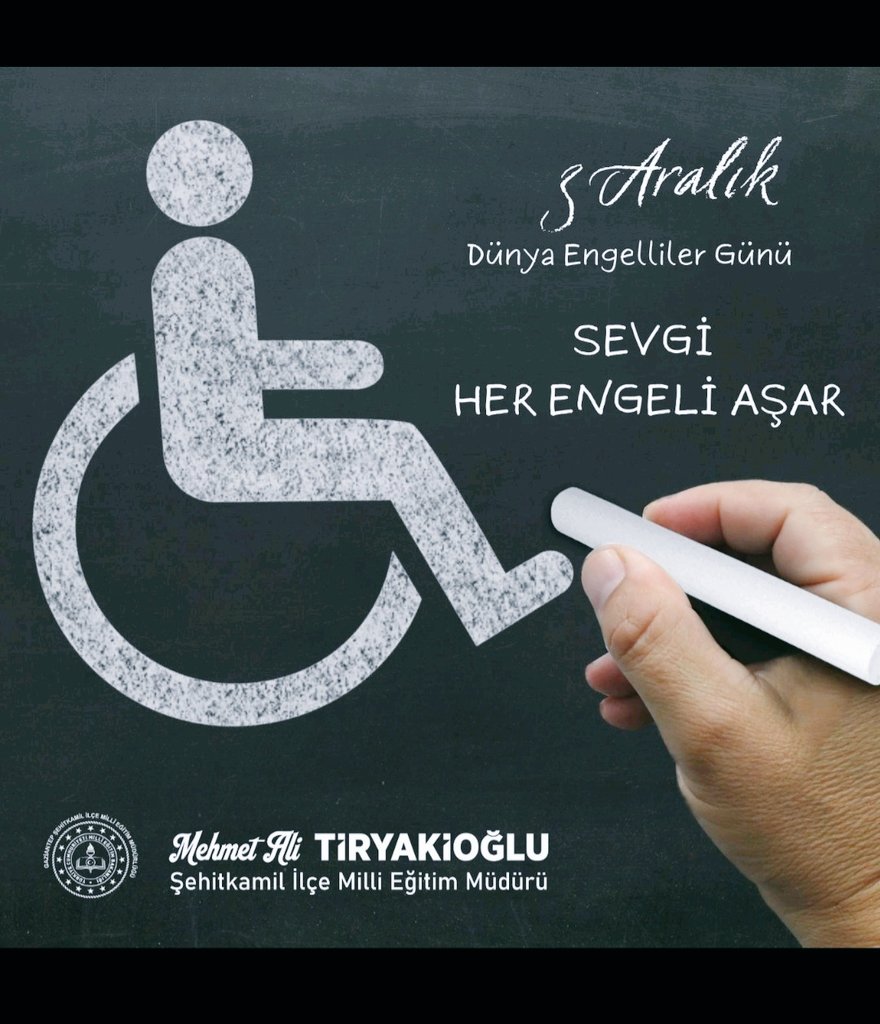 SehitkamilMEM's tweet photo. 3 Aralık Dünya Engelliler Günü kapsamında; Şehitkamil ilçemizde erişilebilir, kapsayıcı ve fırsat eşitliğini önceleyen bir eğitim ekosistemi oluşturma çalışmalarımızı kararlılıkla sürdürüyoruz.

Tüm öğrencilerimizin potansiyelini destekleyen, katılımını artıran ve toplumsal duyarlılığı güçlendiren uygulamalarımıza devam ediyor, tüm engelli kardeşlerimizin gününü kutluyoruz.

@gantepvaliligi @Gaziantep_MEM