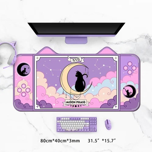 I just received a contribution towards Moon Magic Neko Gaming Mousepad with Pastel Goth Cat Design - Cat Ear 80x40cm by Cosparty from ramnaset45 via Throne. Thank you! throne.com/glitchymimik #Wishlist #Throne