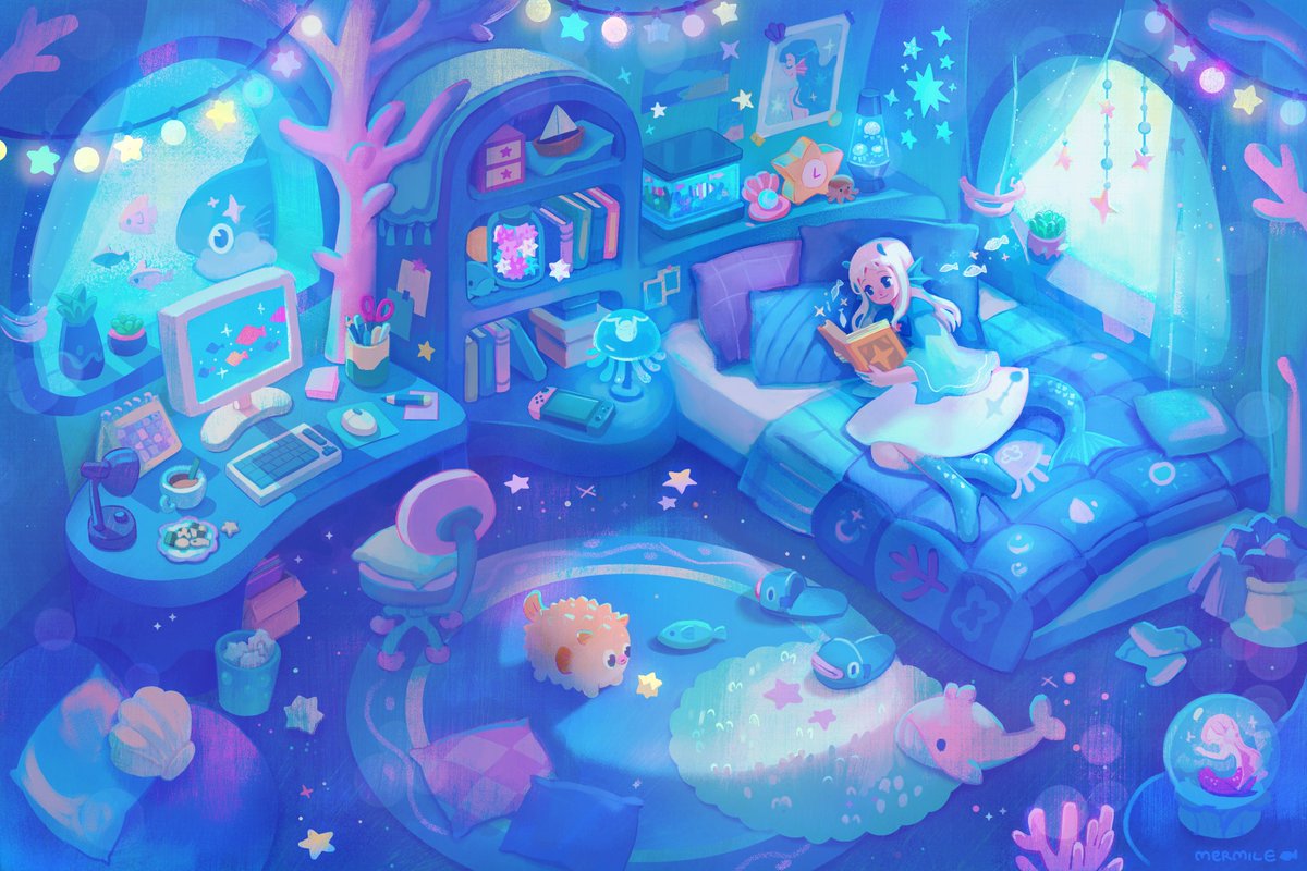 mermile103's tweet image. ฝากผลงานด้วยนะคะ 🐟🩵