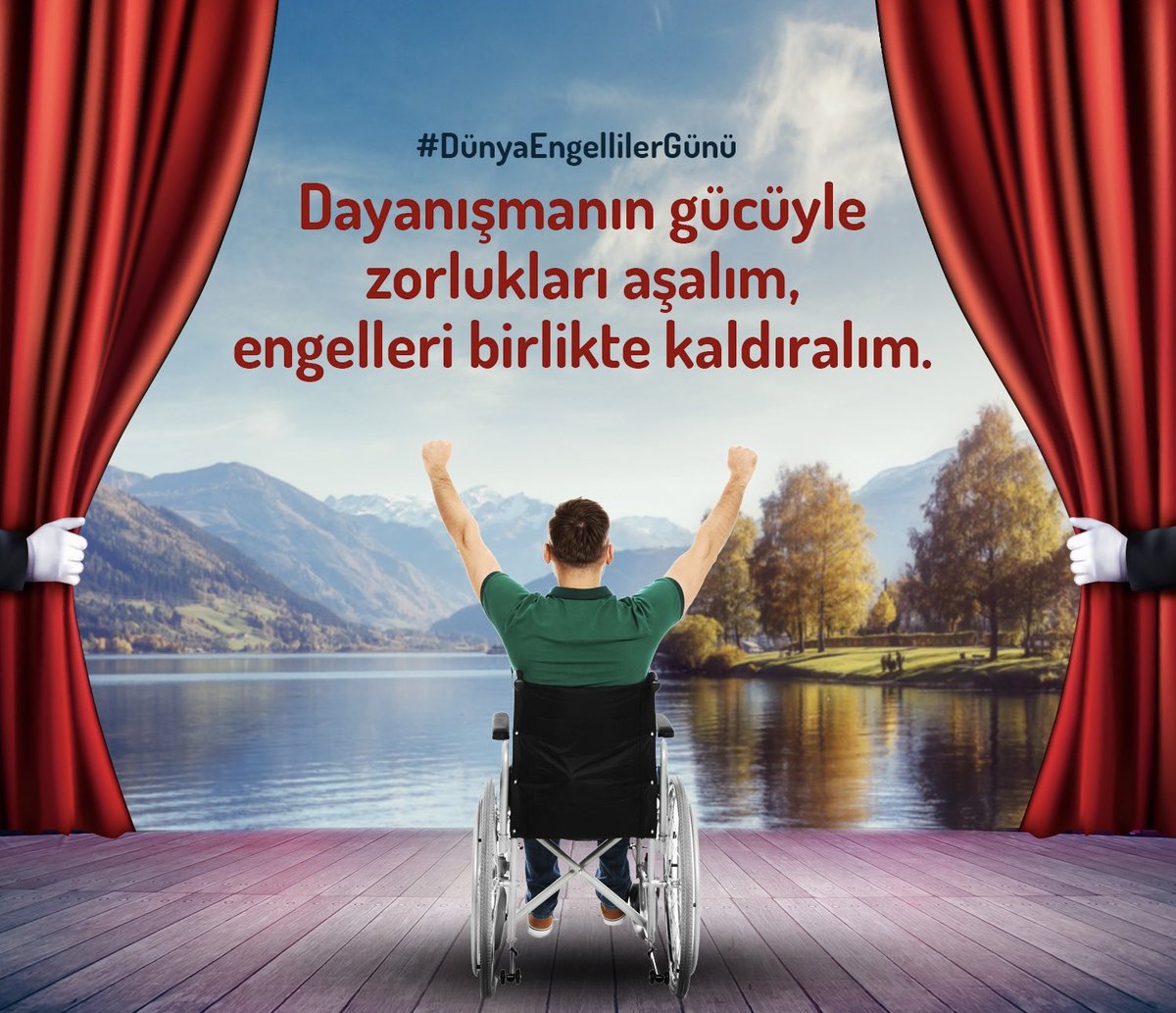Engeller; sevgi ve dayanışmayla hep birlikte aşılır.

3 Aralık Dünya Engelliler Günü’nün; toplumsal farkındalığın, duyarlılığın ve dayanışmanın artmasına vesile olmasını diliyor; tüm engelli vatandaşlarımıza sağlıklı, mutlu ve huzurlu bir yaşam diliyorum. #DünyaEngellilerGünü