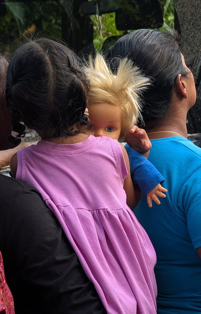 Even at her worst, she never left her friend ♥️ #SriLankafloods #SriLankaFlood2025 #SriLanka