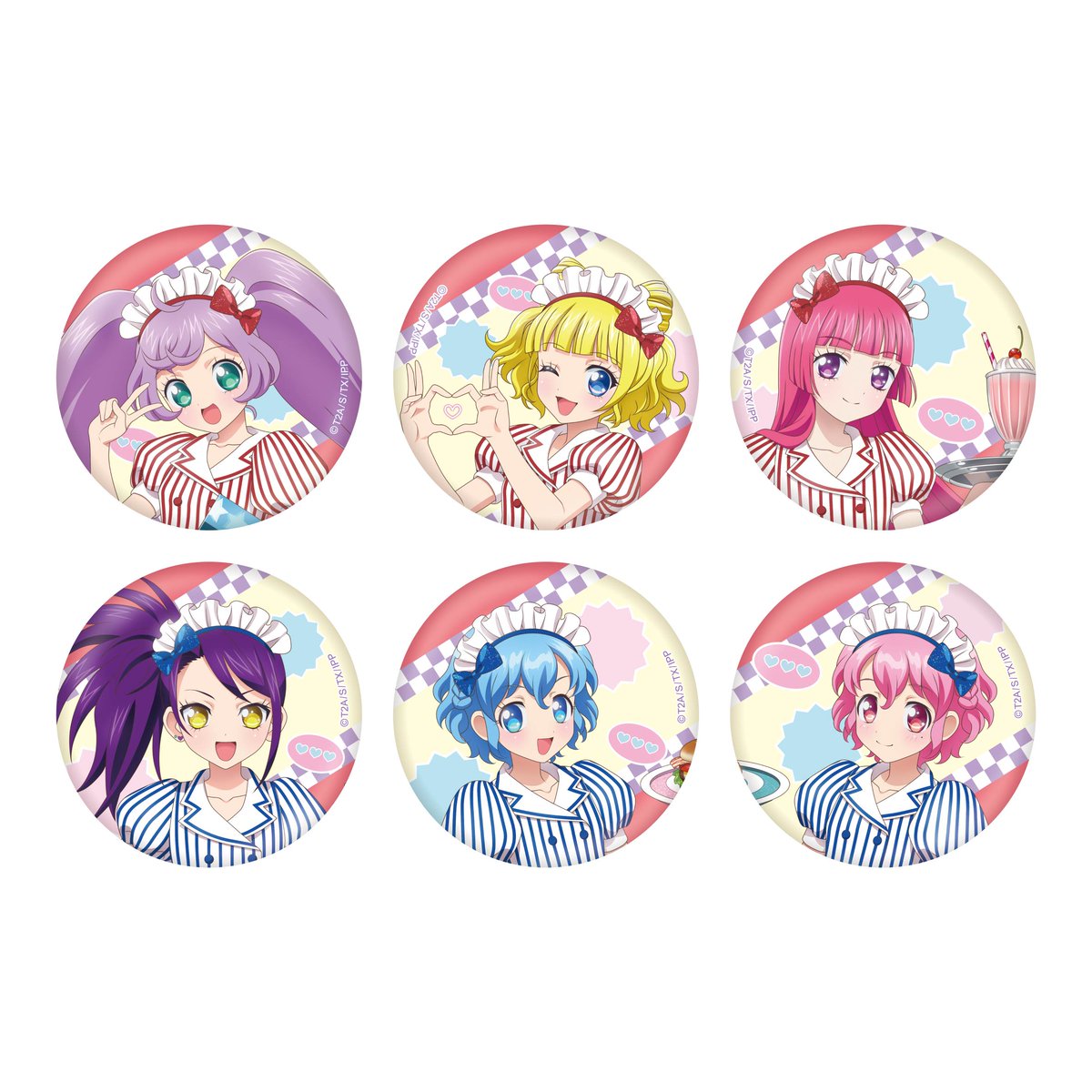 商品紹介①】 プリパラ POPUP SHOP トレーディング缶バッジ全6種／550