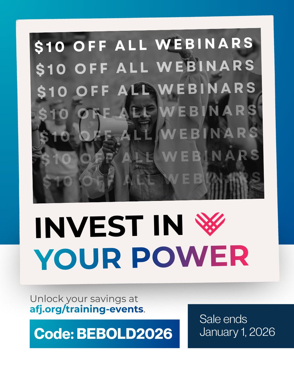 AFJ Bolder Advocacy tweet media