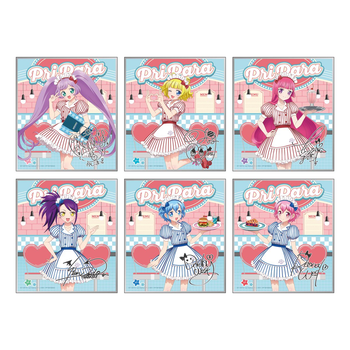 商品紹介②】 プリパラ POPUP SHOP トレーディングミニ色紙／770円